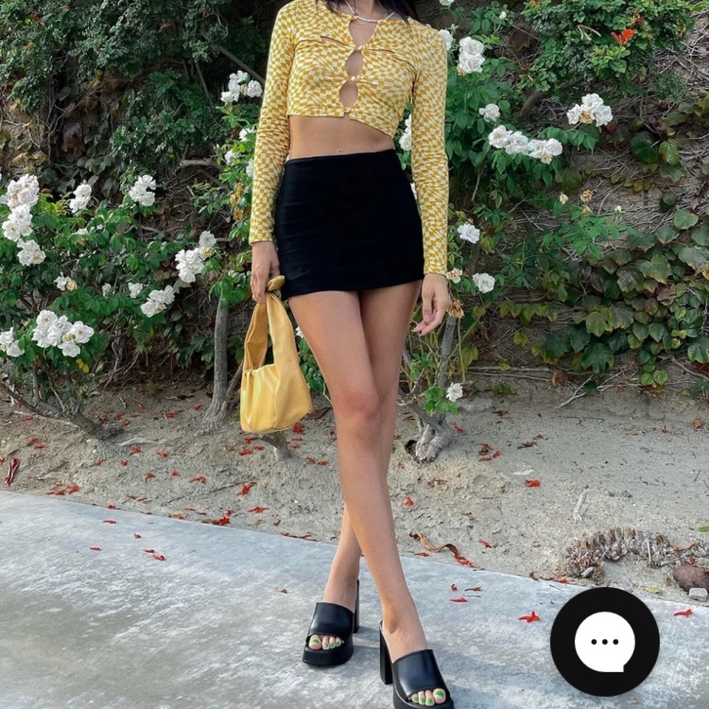 Black Selby Mini Skirt